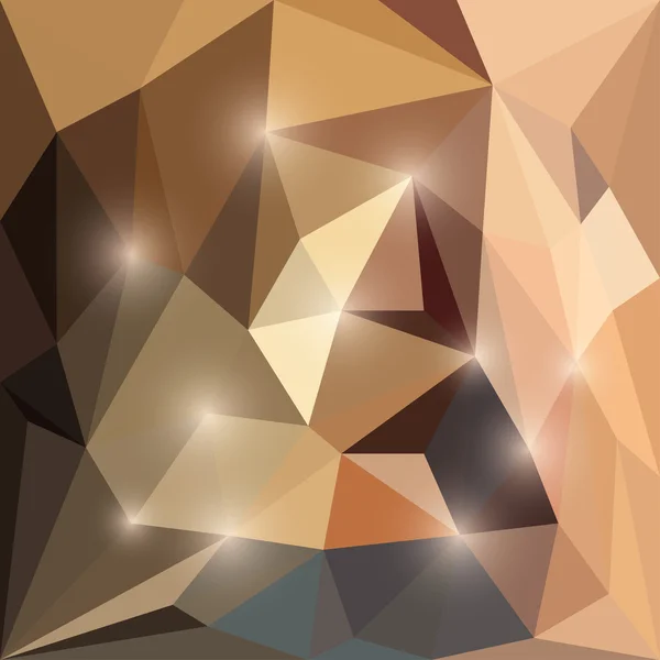 Abstract geometrische veelhoekige driehoekige achtergrond met felle lichten voor gebruik in het ontwerp — Stockvector