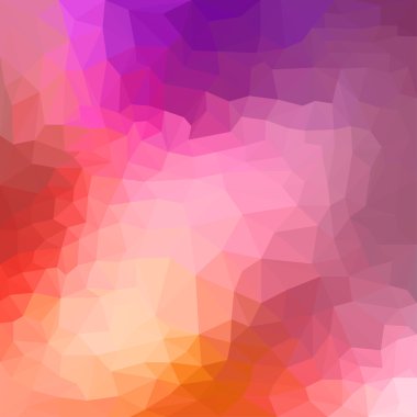 Abstract triangle blended polygonal geometric background for use in design