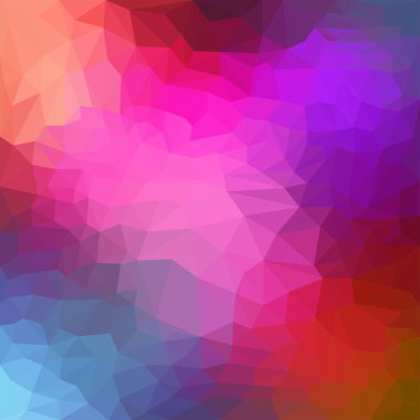 Abstract triangle blended polygonal geometric background for use in design