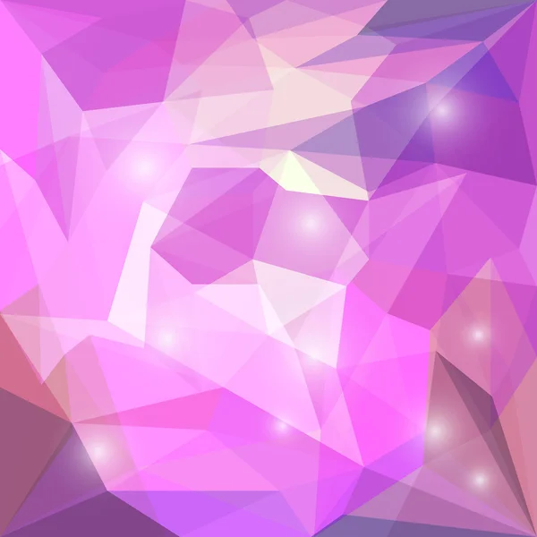 Fondo triangular geométrico poligonal de color brillante abstracto con luces deslumbrantes para su uso en el diseño de la tarjeta, invitación, póster, pancarta, cartel o cartelera cubierta — Vector de stock