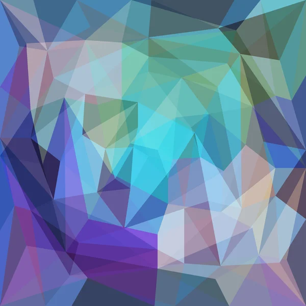 Abstrato fundo triangular poligonal colorido brilhante com luzes brilhantes para uso em design para cartão, convite, cartaz, banner, cartaz ou capa de cartaz — Vetor de Stock