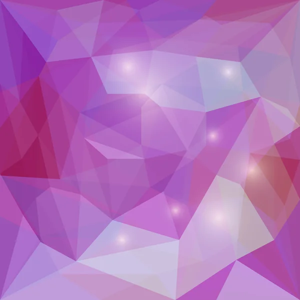 Fondo geométrico triangular vectorial poligonal abstracto con luces deslumbrantes para su uso en el diseño de la tarjeta, invitación, póster, pancarta, cartel o cartelera cubierta — Vector de stock