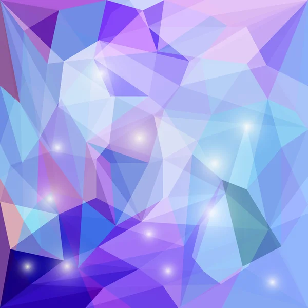 Trojúhelníkové geometrické pozadí abstraktní polygonální vektor s do očí bijící světla pro použití v designu pro kartu, pozvánka, plakát, banner, transparent nebo billboard kryt — Stockový vektor