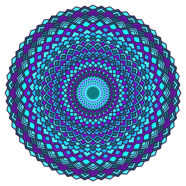 hand-drawing round ornamental floral abstract background with many details for design of silk neckerchief or printing on textile or use for card, invitation or banner cover