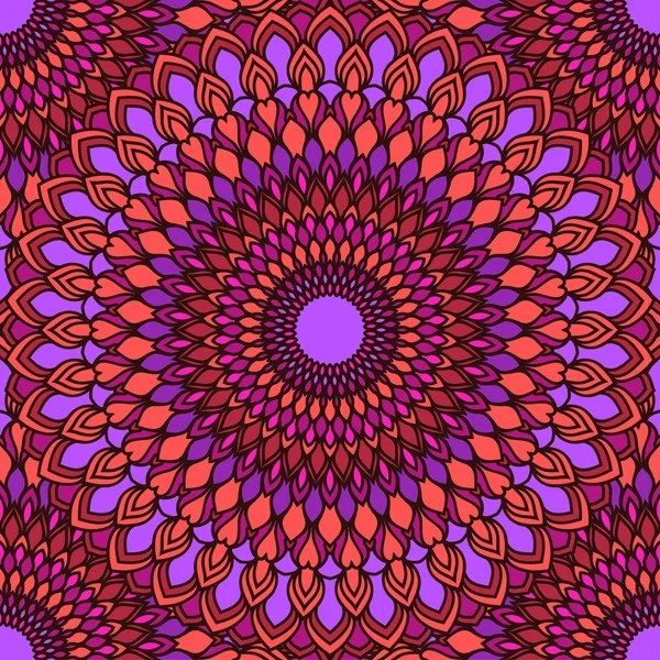 Hand-drawing seamless ornamental abstract bright background with many details — 图库矢量图片