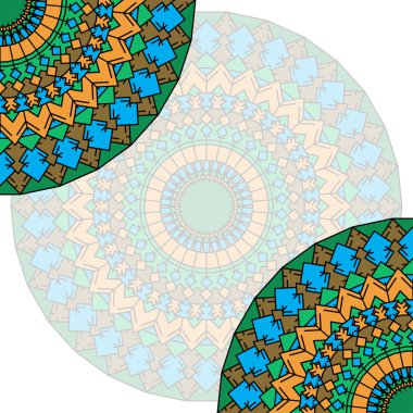 Hand drawn lace ethnic card background.Ornamental abstract template