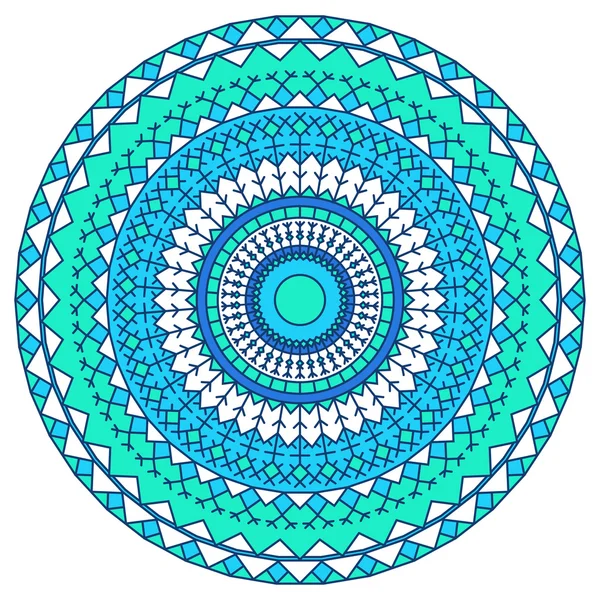 Birçok bilgi ile arka plan yuvarlak çizilmiş etnik süs el