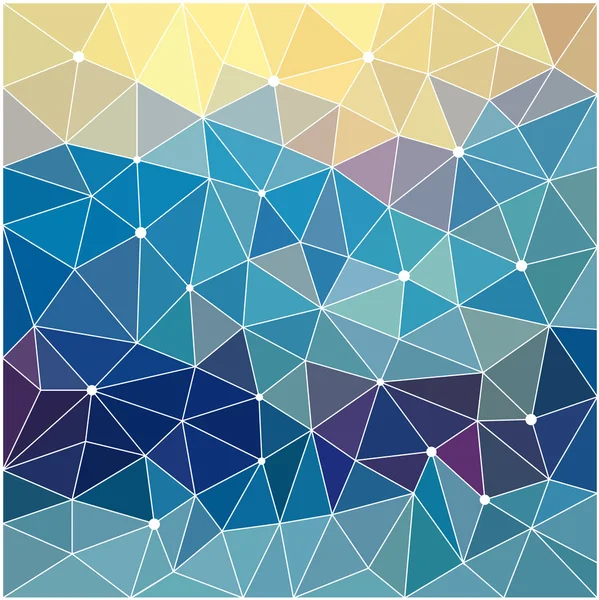 Polygonal abstract geometric pattern background — ストックベクタ