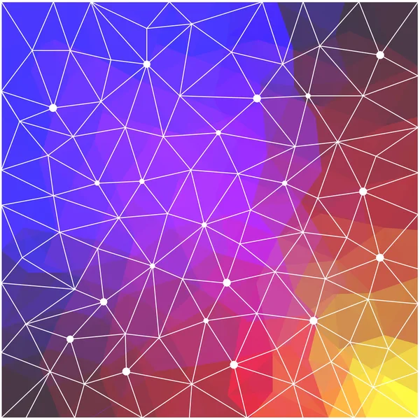 Polygonal abstract geometric triangle pattern background — Stok Vektör