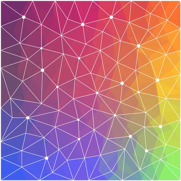 Polygonal abstract geometric triangle pattern background — Stockový vektor