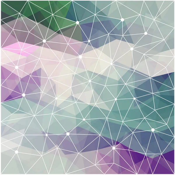 Polygonal abstract geometric triangle pattern background — Stockvector