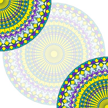 Elle çizilmiş süs dantel arka plan