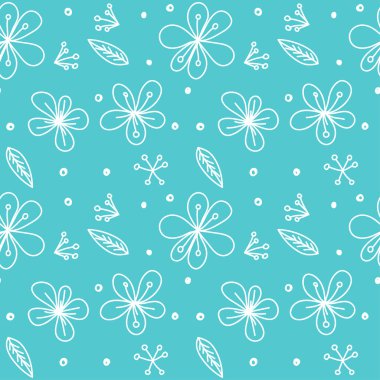 Elle çizilmiş doodle Dikişsiz desen arka plan.