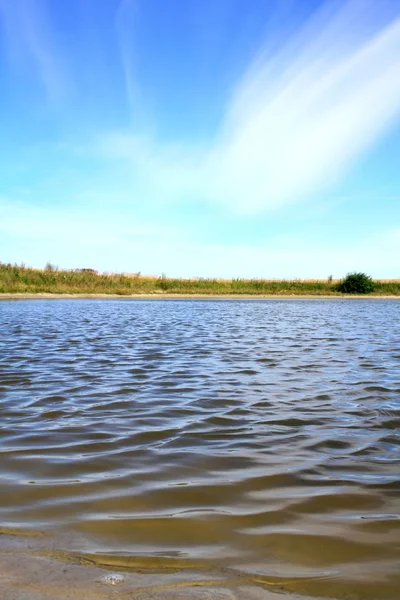 Light ripples on a pond