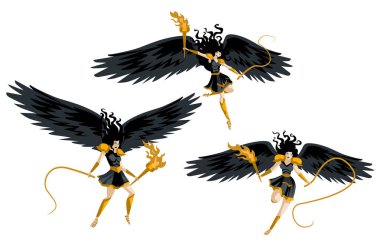 Erinyes Yunan mitoloji intikam tanrıçalarını kızdırdı