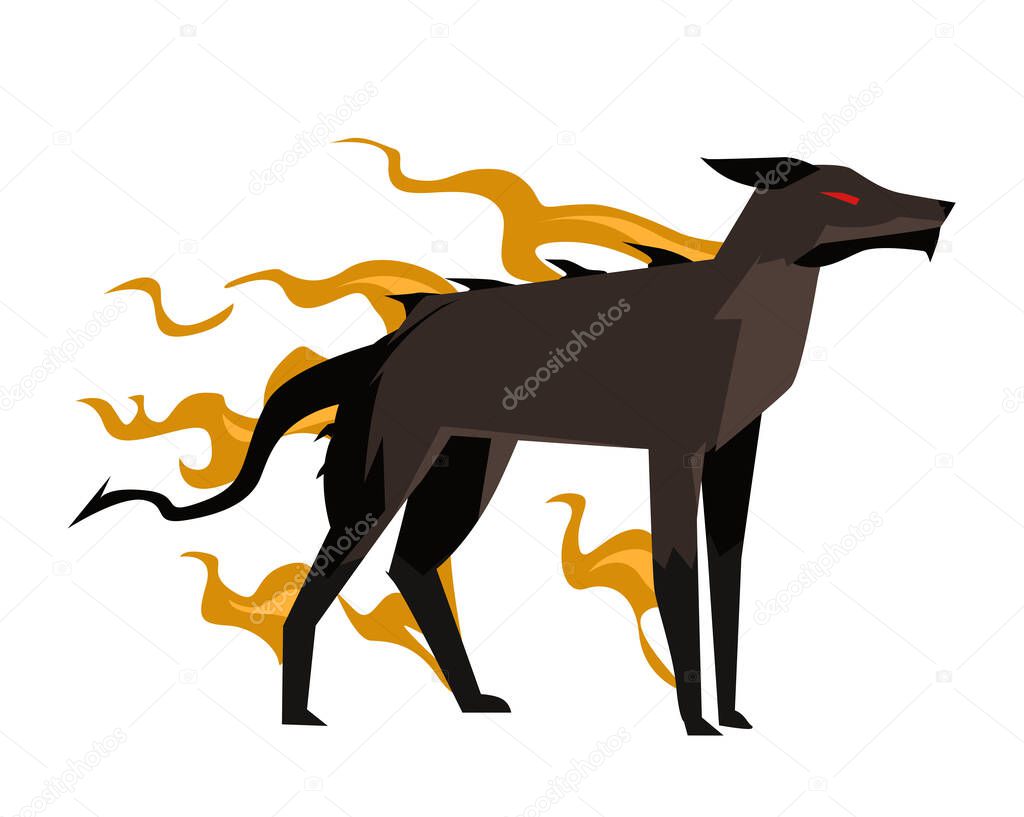 hell hound dark nightmare devil dog