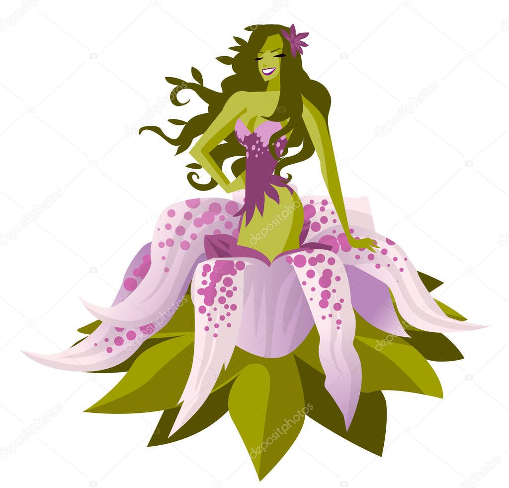 Alraune female half flower magical creature