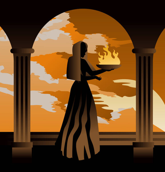 hestia greek mythology goddess of home