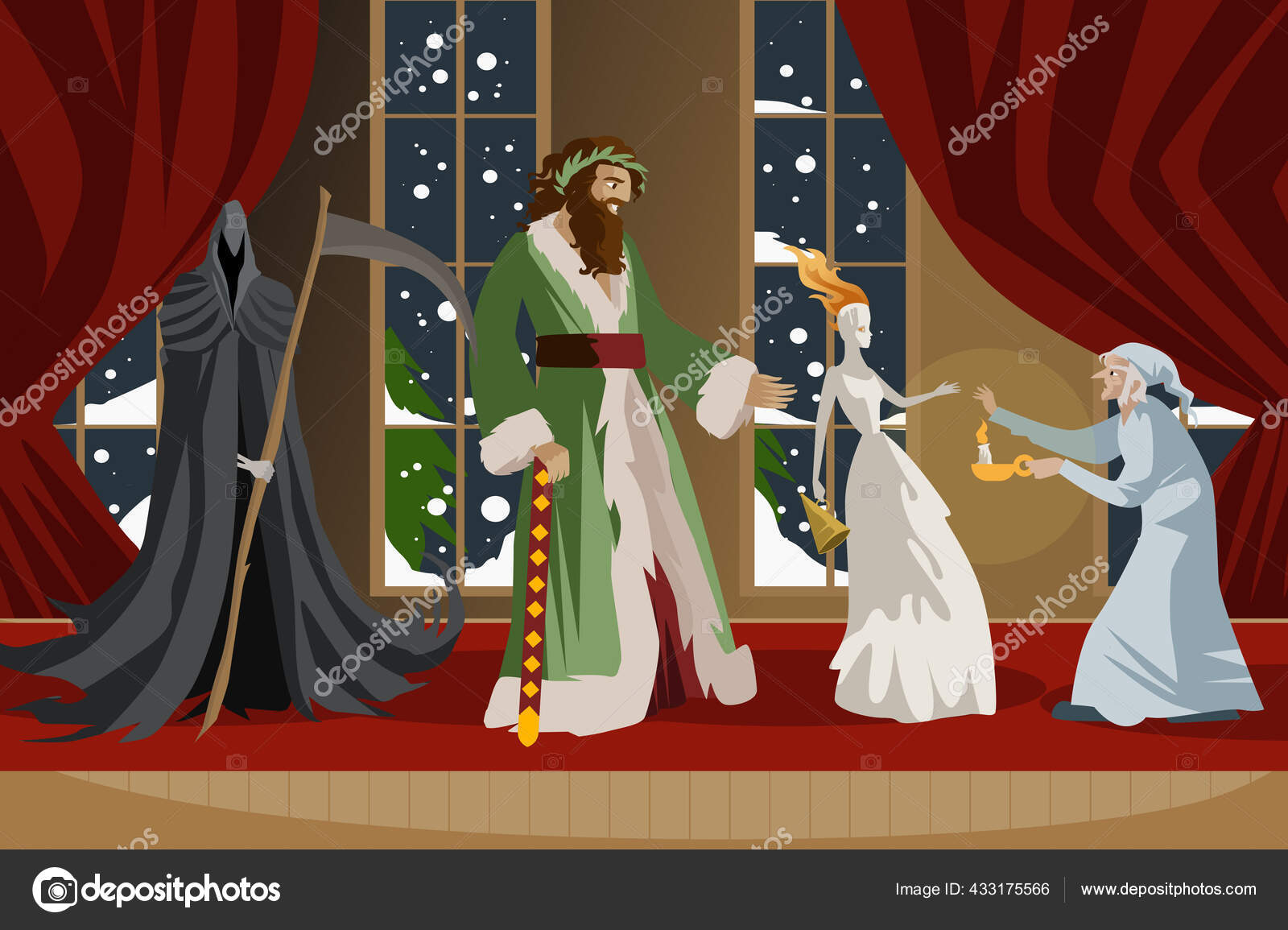 Vectores de Scrooge, imágenes vectoriales | DepositPhotos, image size:1600x1155