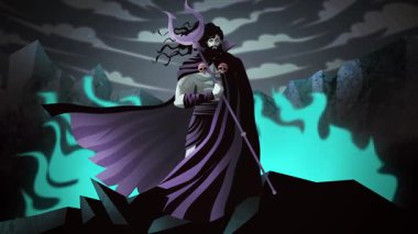 Yunan yeraltı tanrısı Pluto cehennemde.