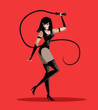 Kırbaçlı güzel bir model.