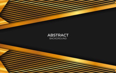 Lüks Tasarım Siyah ve Altın Tarzı