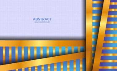 Lüks Arkaplan Mavi ve Altın 