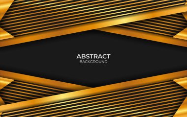 Lüks Arkaplan Siyah ve Altın