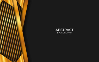 lüks soyut siyah ve altın arkaplan