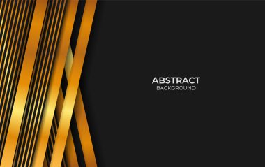 Arkaplan Lüks Siyah ve Altın