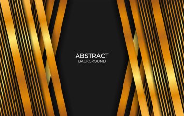 Arkaplan Lüks Siyah ve Altın Tarzı