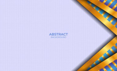 Soyut Lüks Tasarım Mavi ve Altın