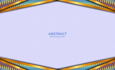 Soyut Lüks Mavi ve Altın Tarzı