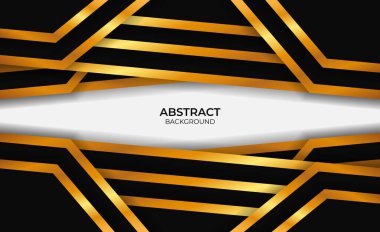 Soyut altın ve siyah arkaplan