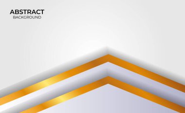 Zarif geometrik arkaplan gri ve altın rengi