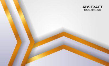 Zarif geometrik tasarım gri ve altın rengi