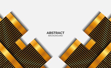 Arkaplan Biçimi Siyah ve Altın Tasarım