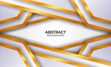 Arkaplan zarif soyut gri ve altın desenli