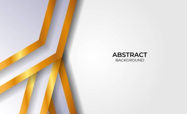 Soyut tasarım zarif gri ve altın rengi