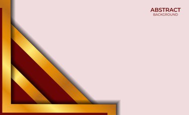 Lüks Stil Kırmızı ve Altın Arkaplan