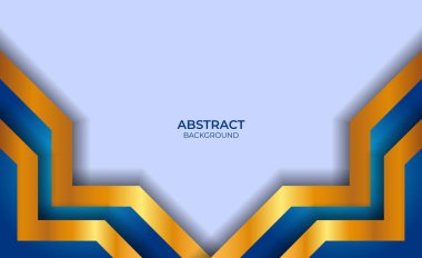 Soyut Arkaplan Mavi ve Altın