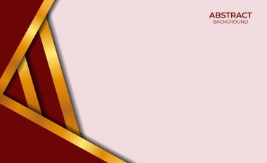 Lüks Kırmızı ve Altın Özgeçmiş