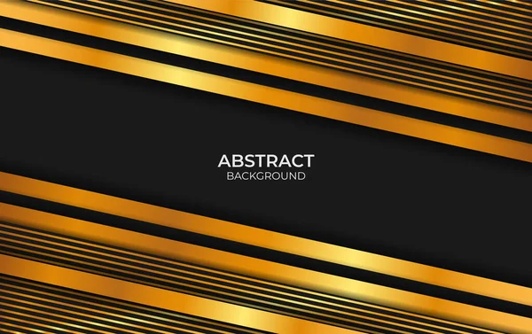 Розкішний Абстрактний Фон Чорний Золото — стоковий вектор