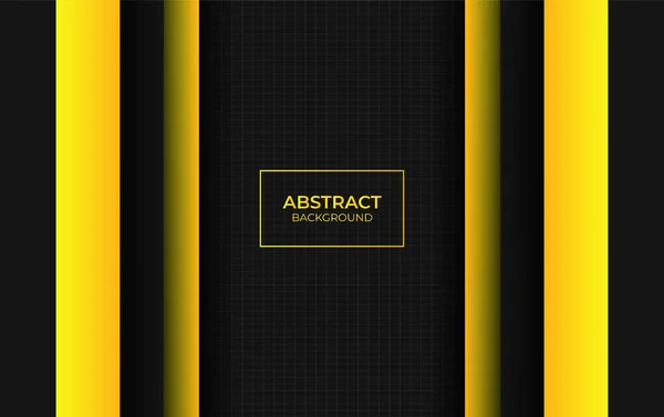 Абстрактный Жёлтый Чёрный Фон — стоковый вектор