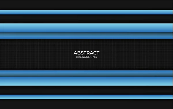 Abstrato Azul Preto Estilo Fundo —  Vetores de Stock