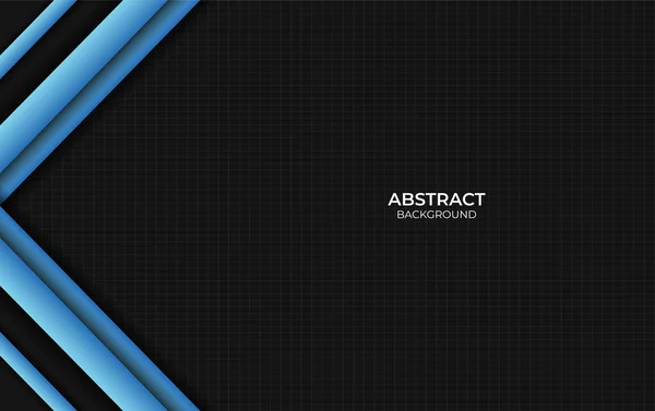 Style Design Abstrait Bleu Noir — Image vectorielle