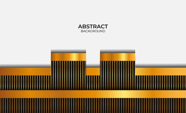 Achtergrond Abstract Zwart Goud Ontwerp — Stockvector