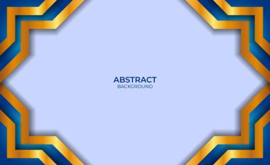 Tasarım Mavi ve Altın Arkaplan