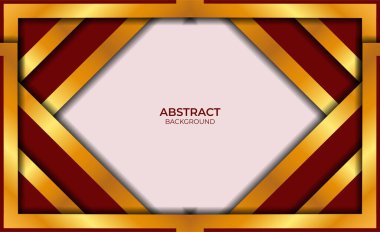 Arkaplan Lüks Stil Kırmızı ve Altın