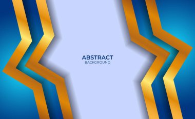 Özgeçmiş Mavi ve Altın Tasarım